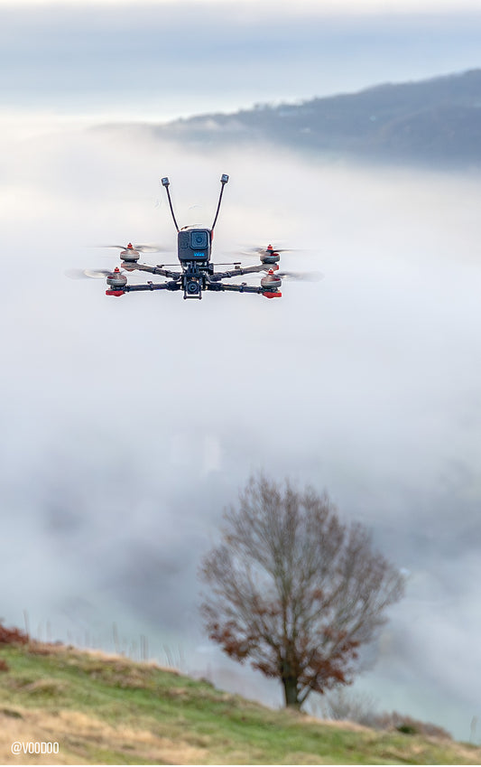 Buzzin’ Through the Clouds in Snowdonia